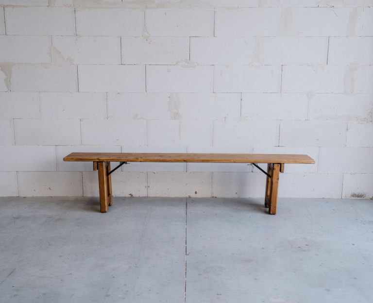 Table Et Banc En Bois Pliant