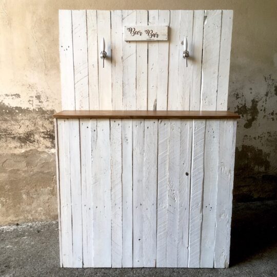 Bar à bières blanc