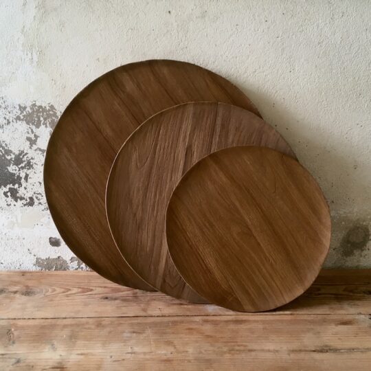 Trio de plateaux bois