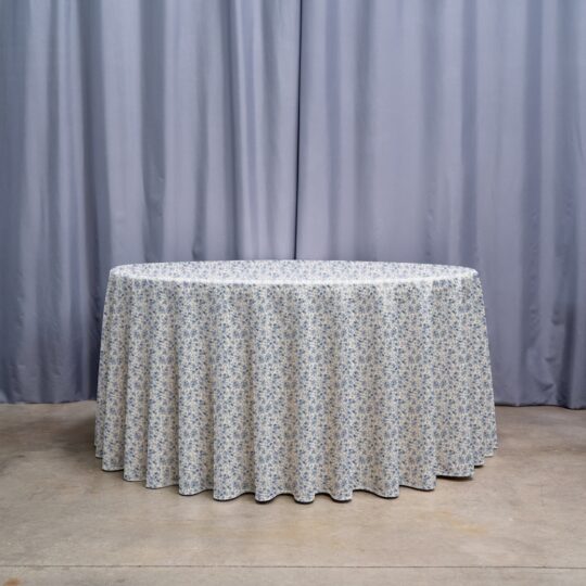 Nappe liberty bleu Ø180
